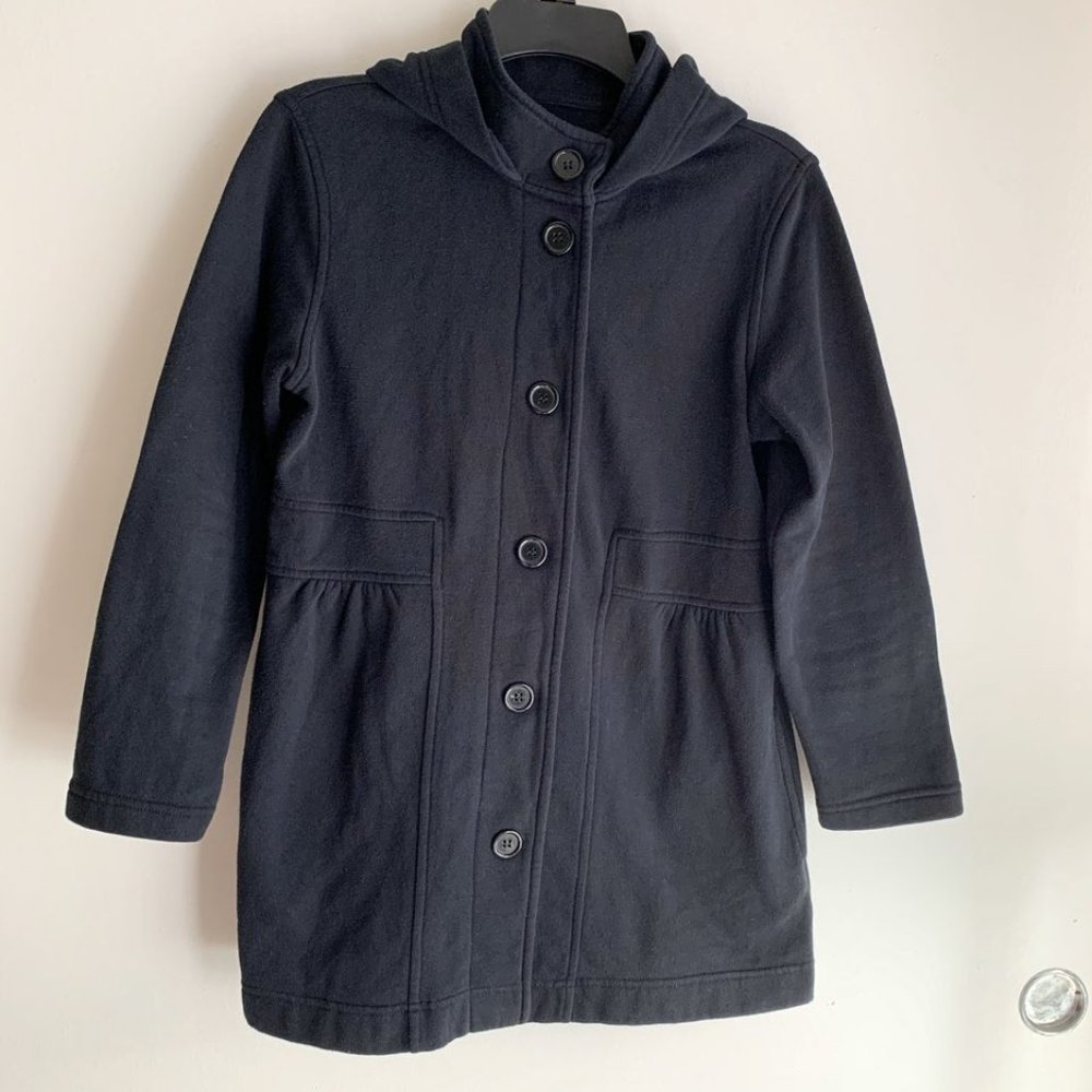 Style & Co Sport Black Hooded Jacket Coat Pockets